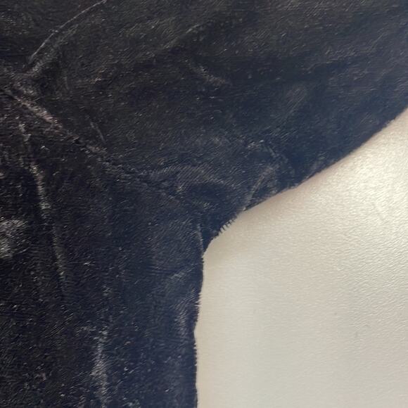 Coldwater Creek Black Red Gold  Velvet Taffeta Brocade Jacket Blazer Topper Larg - Picture 10 of 11